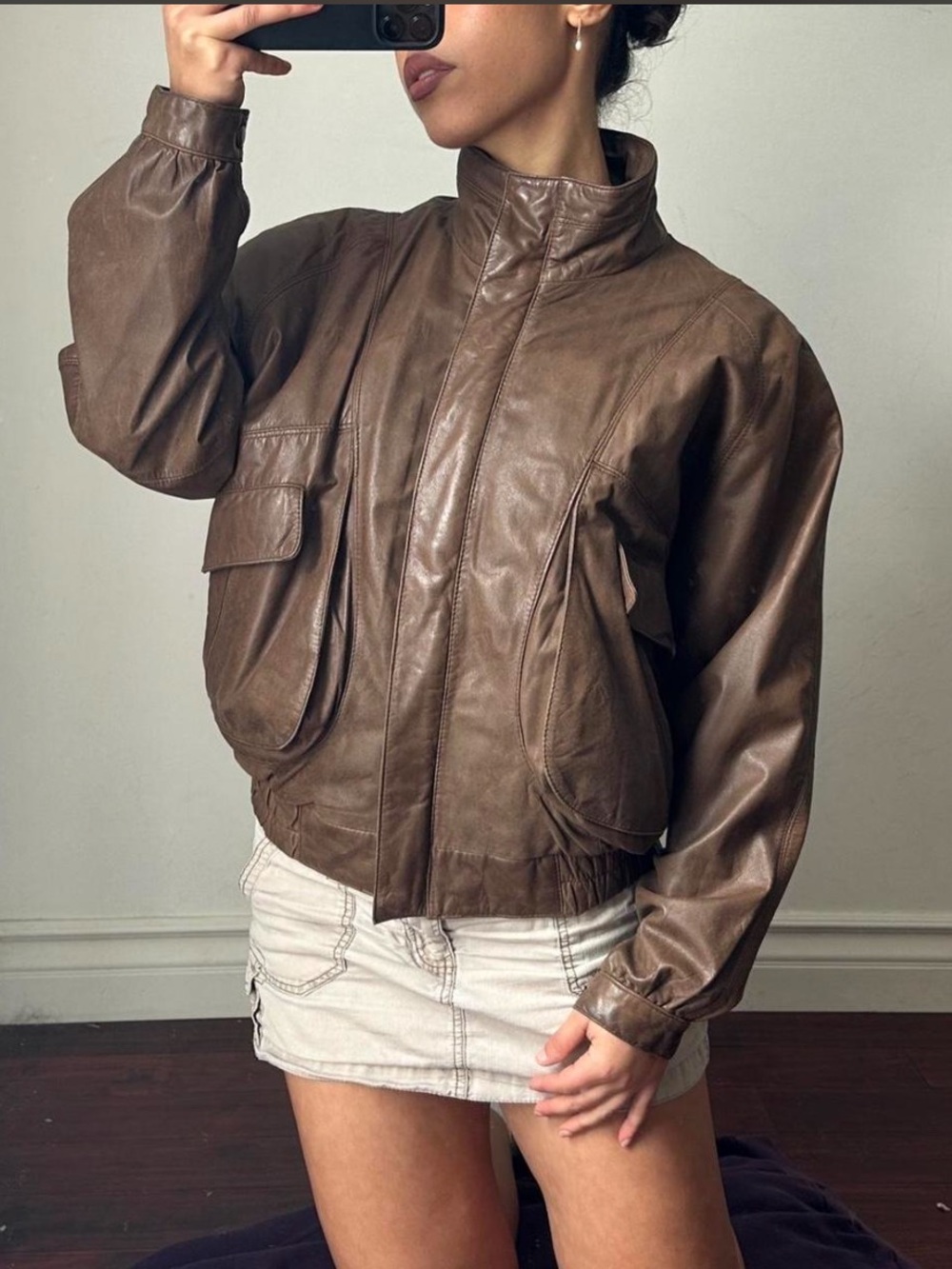 Vintage Genuine Leather Jacket